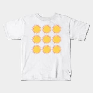 hazy gradient sun pattern Kids T-Shirt